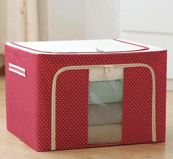 Boîte De Rangement Pliable Grande Capacité Pour Vêtements Et Organisation Maison – Couleur Aléatoire - Image 1 of 8