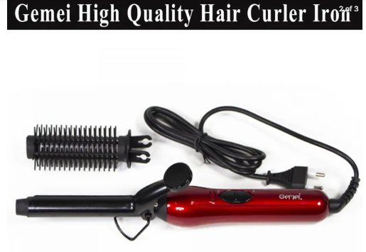 Brosse Chauffante Geemy Gm-2906 – Lisseur & Boucleur Électrique Professionnel – Coiffage Rapide Et Durable - Image 1 of 1