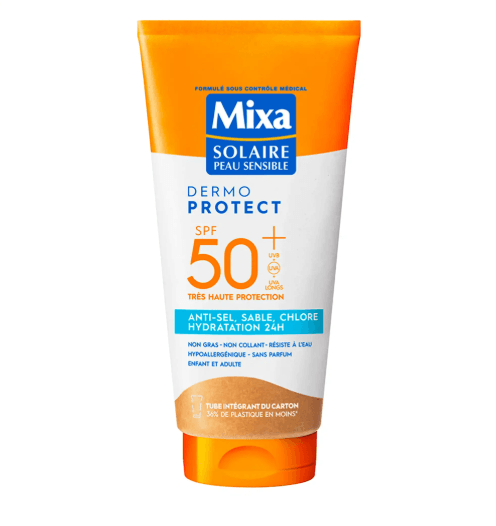 Crème Solaire Spf 50+ Dermo Protect – Peaux Sensibles – Très Haute Protection Uva/uvb – Résistante À L’eau - Image 1 of 2