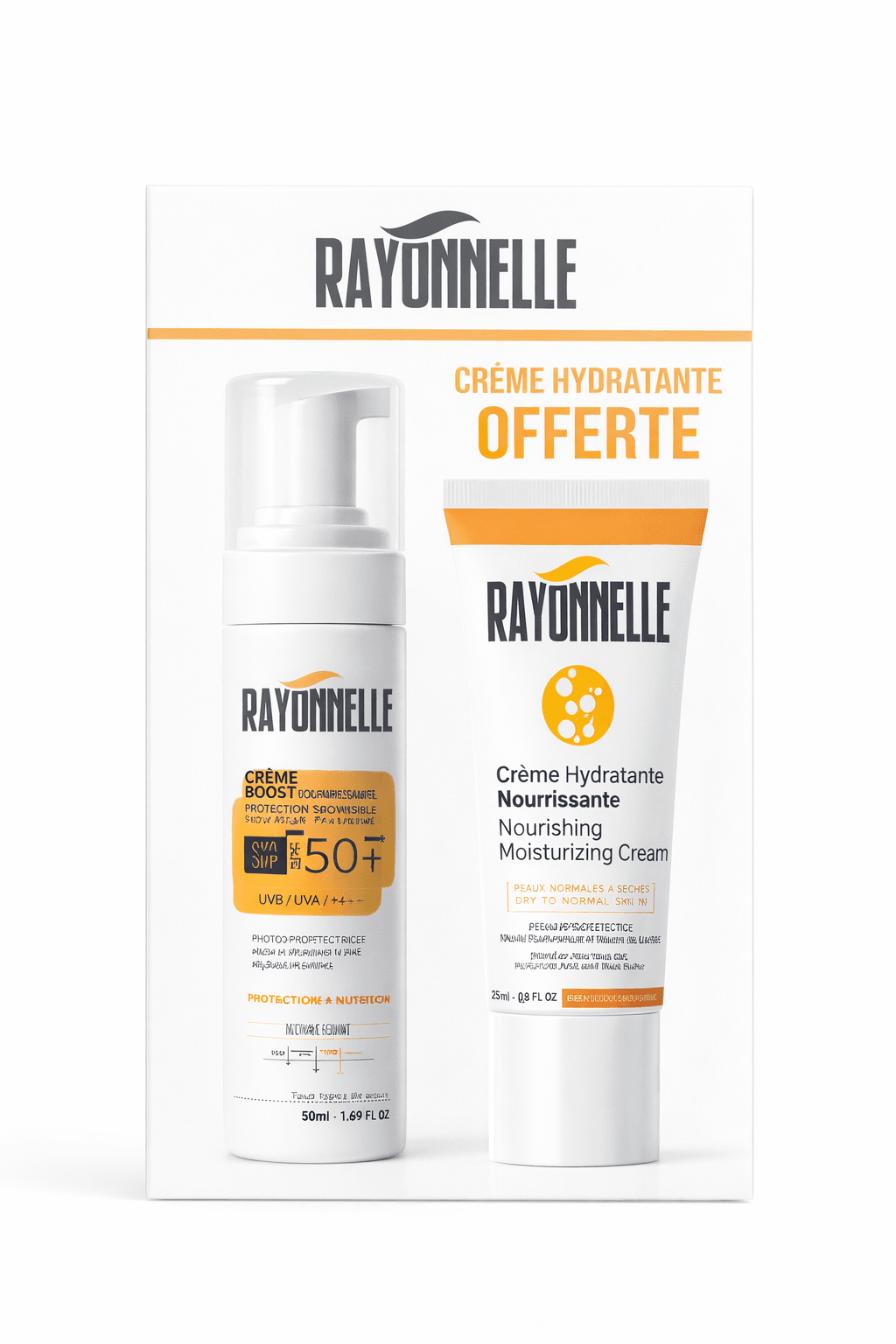 Crème Solaire Spf 50+ + Crème Hydratante Offerte – Protection & Hydratation - Image 1 of 3