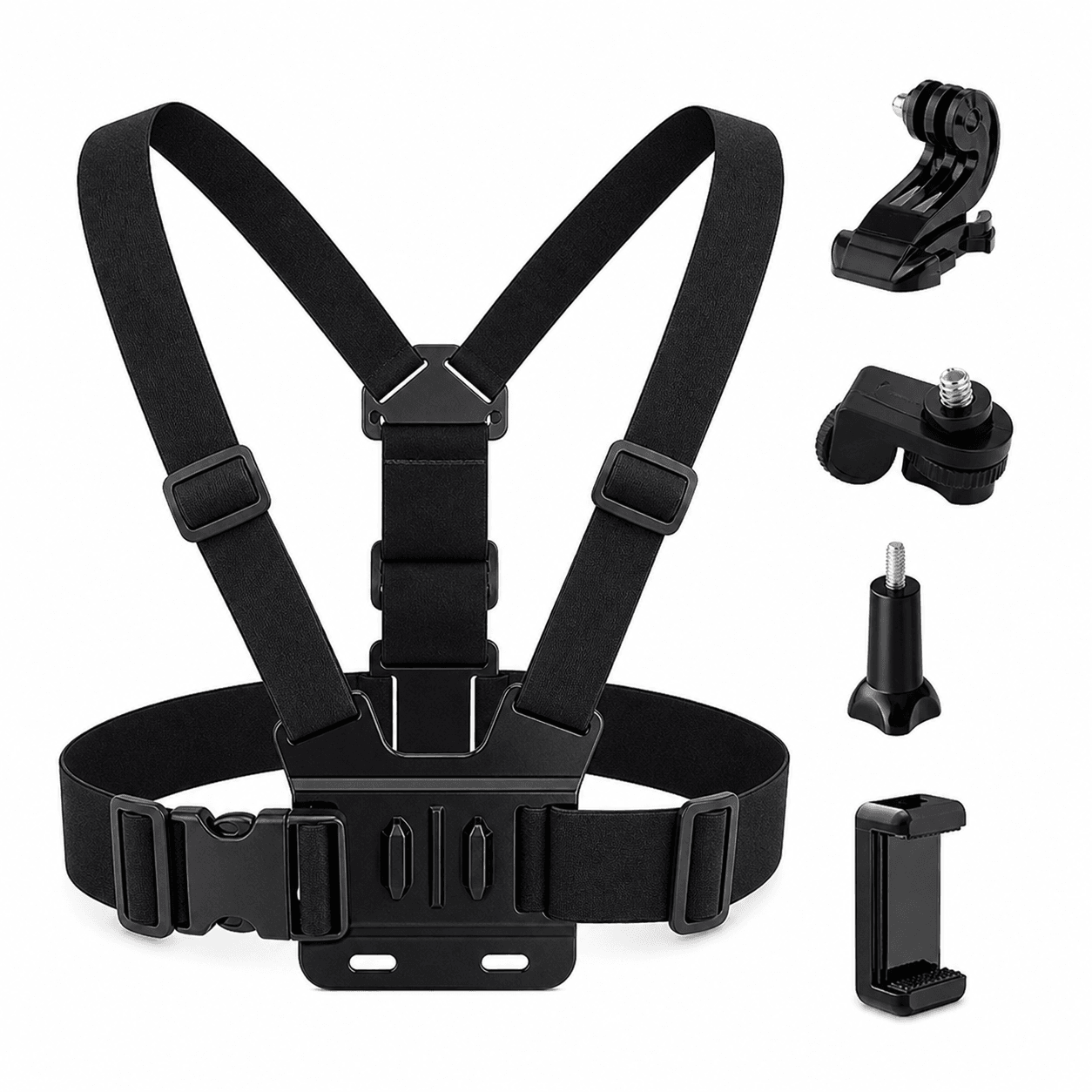 Support Poitrine Pour Caméra Sport – Réglable Avec Rotation 360° - Image 1 of 5