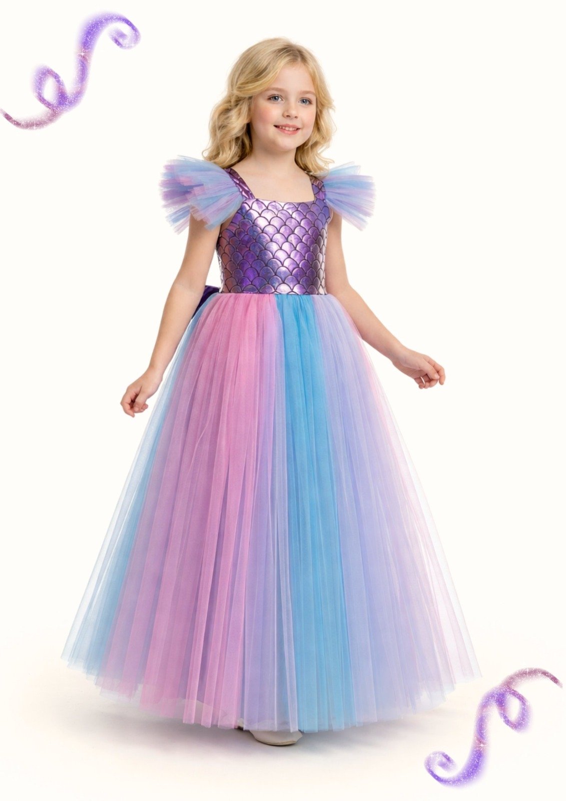 Princess Mermaid Multicolor Dress - Image 1 of 3