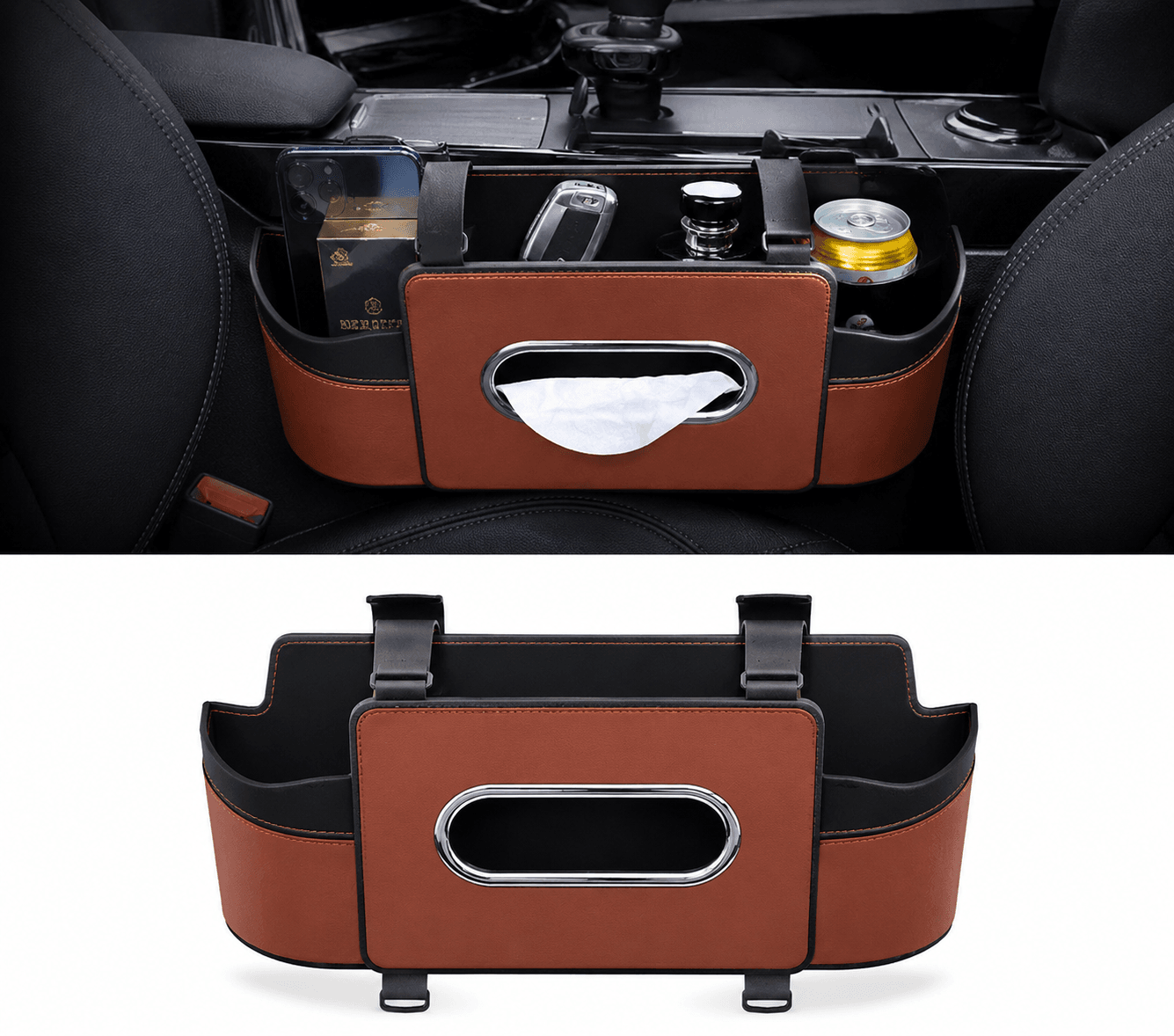Boîte De Rangement Automobile Multifonction – Grande Capacité - Image 1 of 3