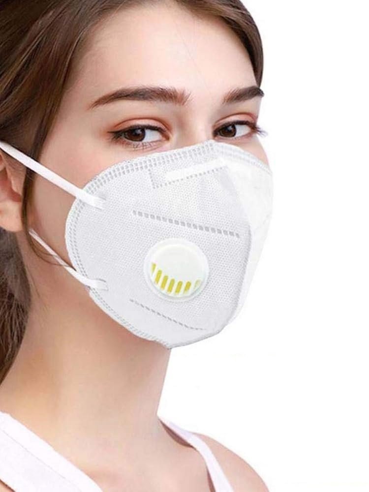 Masques Respiratoires Ffp2 Avec Valve Blanc (paquets De 20) - Image 1 of 2