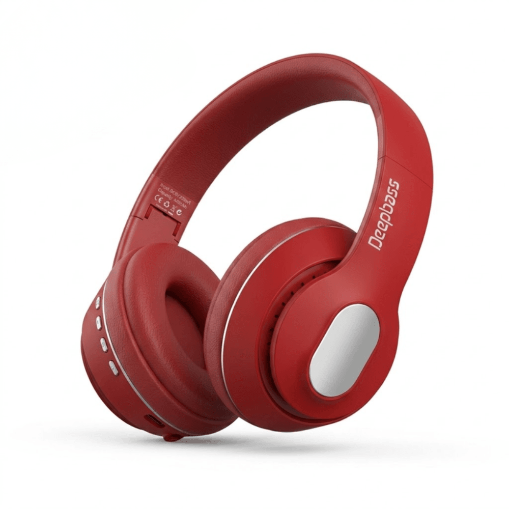 Casque Bluetooth - R8 - Rouge - Image 1 of 6