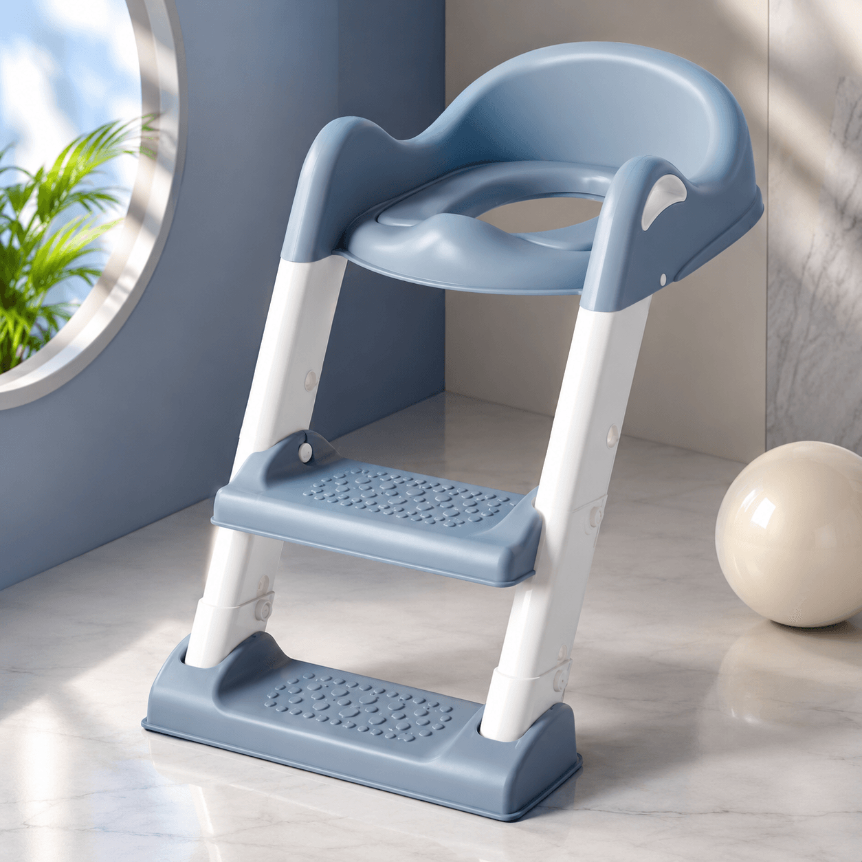 Réducteur De Toilette – Siège D'apprentissage Pliable ( Couleur Aléatoire ) - Image 1 of 3