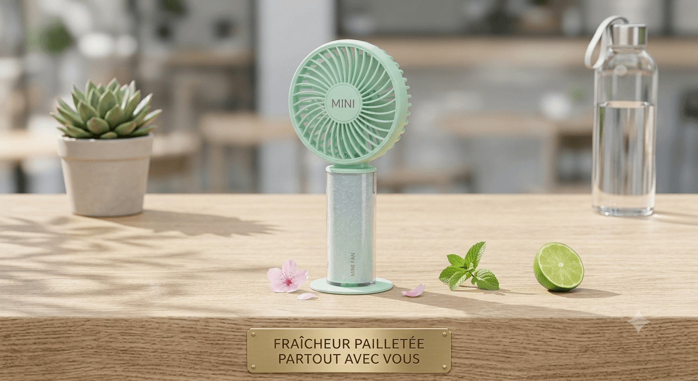 Mini Ventilateur Portable - Image 1 of 1