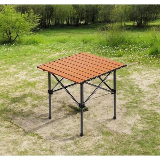 Table De Camping Pliante En Aluminium 53 X 51 Cm - Image 1 of 4