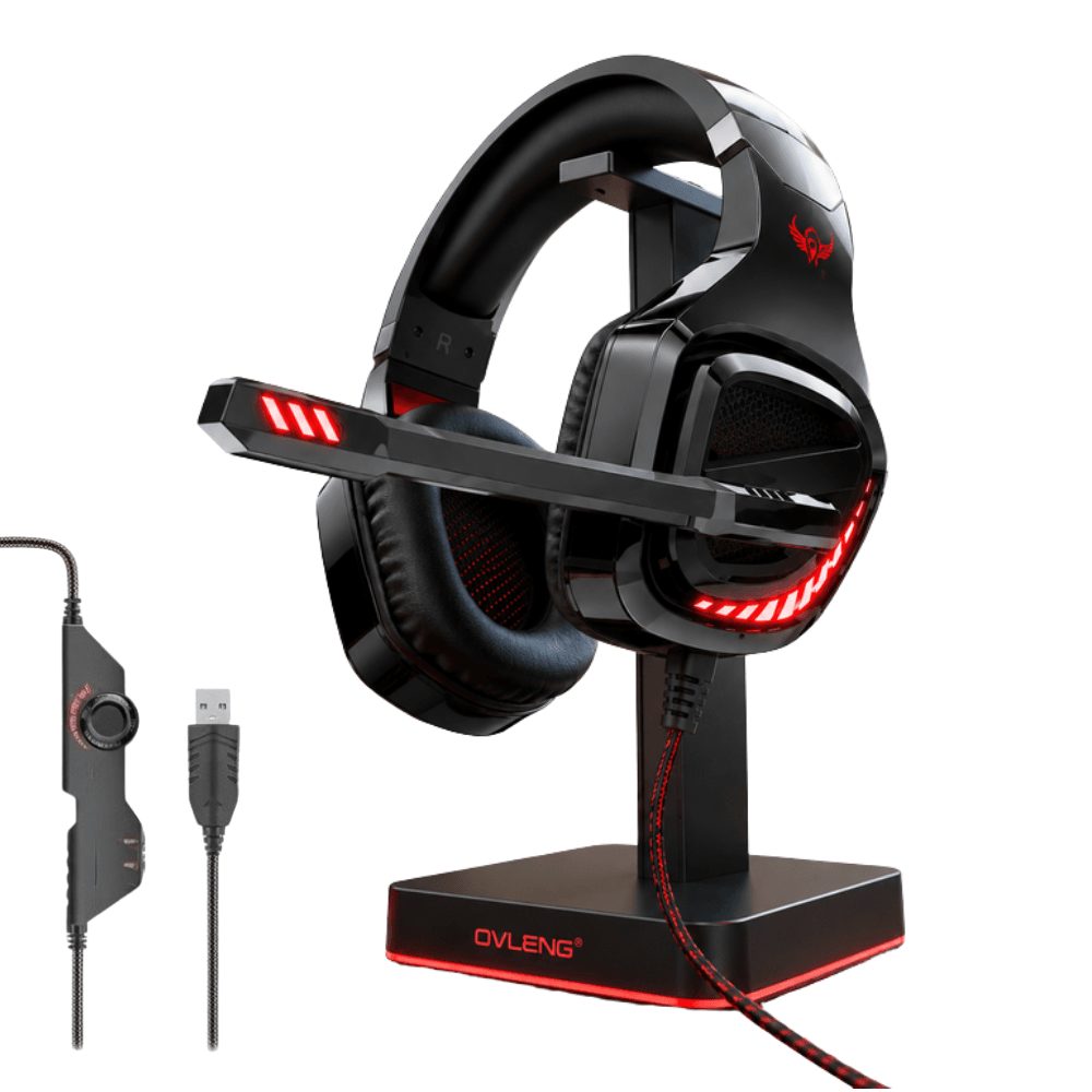 Casque Gaming Ovleng Q11 - Couleur Aléatoire - Image 1 of 4