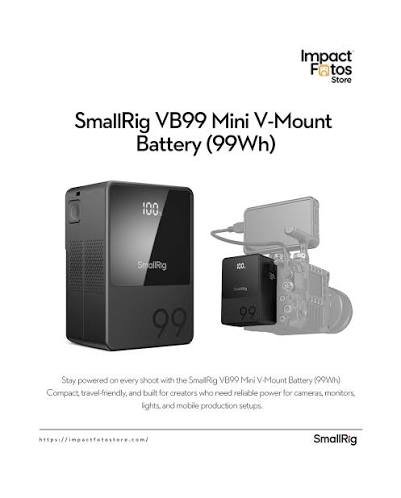 SmallRig VB99 Mini V-Mount Battery (99Wh). - Image 1 of 1