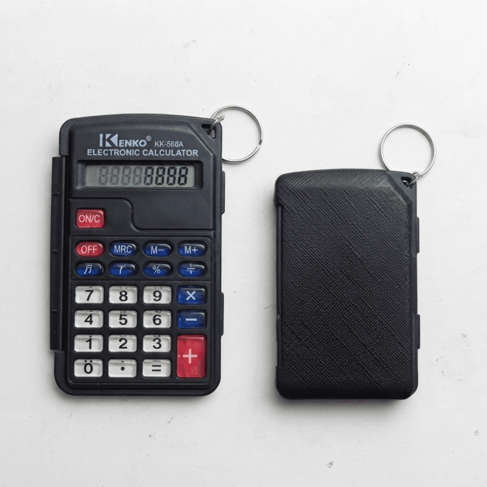 Mini Calculatrice De Poche Kk-568a Avec Porte-clés - Image 1 of 4