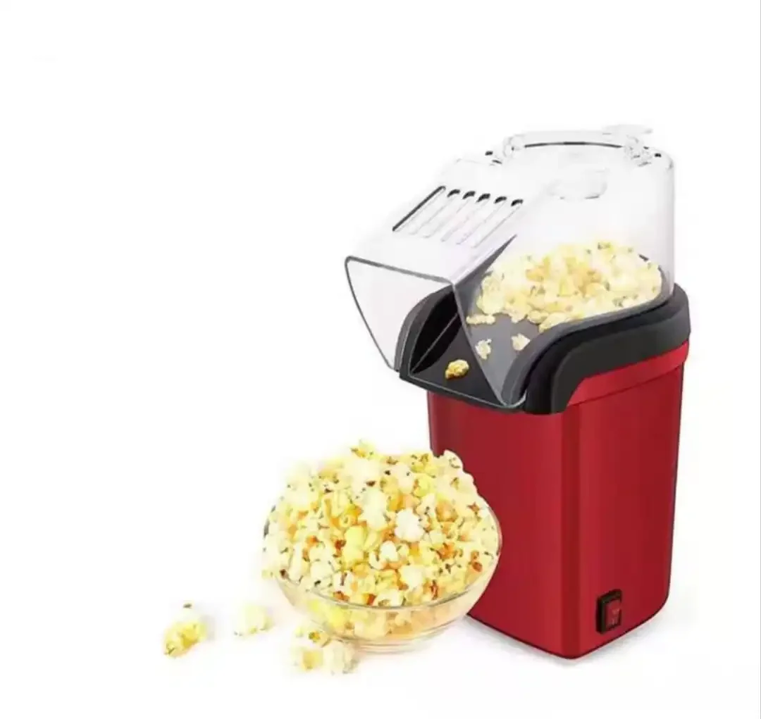 Machine À Popcorn Sans Huile, Cuisson Air Chaud, Prêt En 3 Min, Grande Capacité, Interrupteur - Image 1 of 1