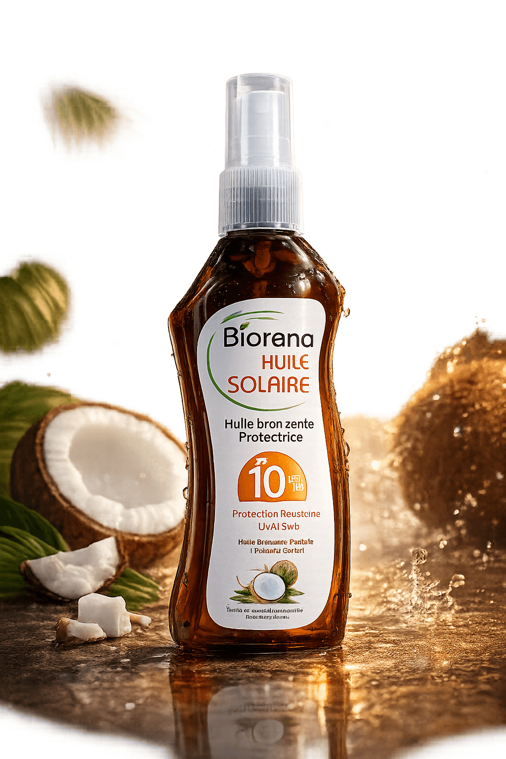 Huile Solaire Bronzante Spf 10 – Protection Uva/uvb & Hydratation - Image 1 of 2
