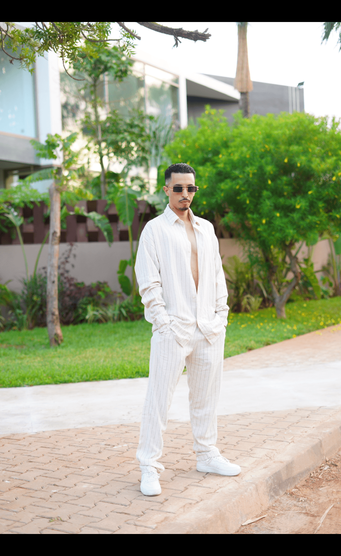 Ensemble Le Lin : Chemise Avec Manches Longues + Pantalon - Image 1 of 7