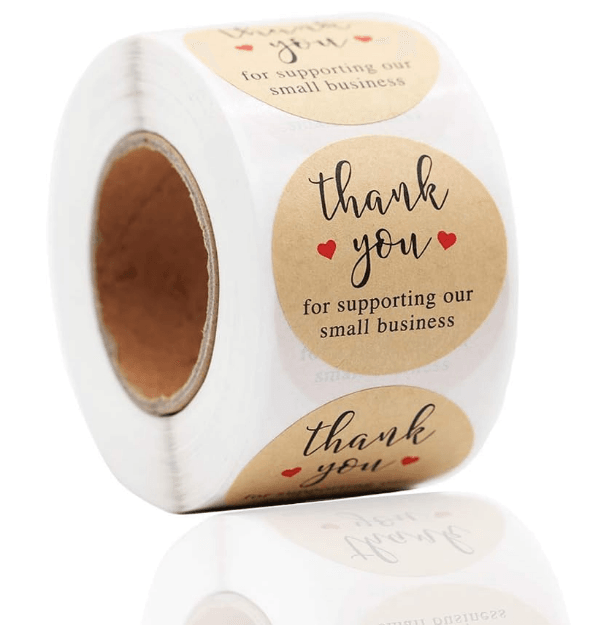 500 Stickers 'thank You' - Image 1 of 4