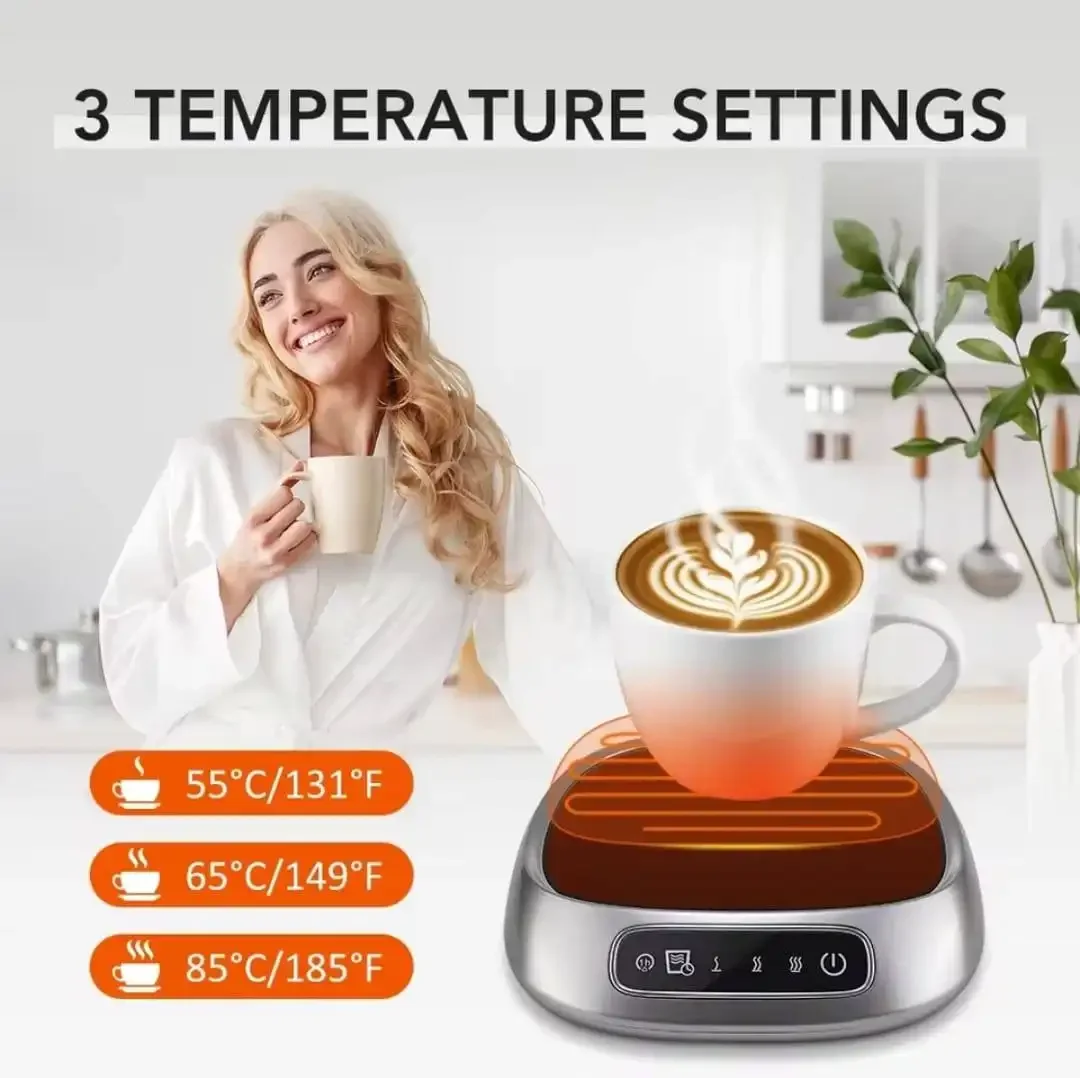 Chauffe-tasse À Café De Bureau, Arrêt Automatique, 3 Réglages De Température, Chauffe-boissons - Image 1 of 1