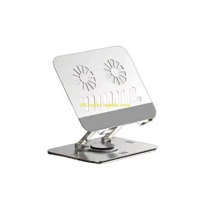 Support Réglable Pour Pc Portable Et Tablette Avec Ventilateur De Refroidissement Intégré - Image 1 of 2