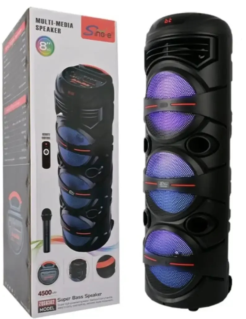Haut-parleur Portable Bluetooth avec Micro & Karaoke - Image 1 of 1