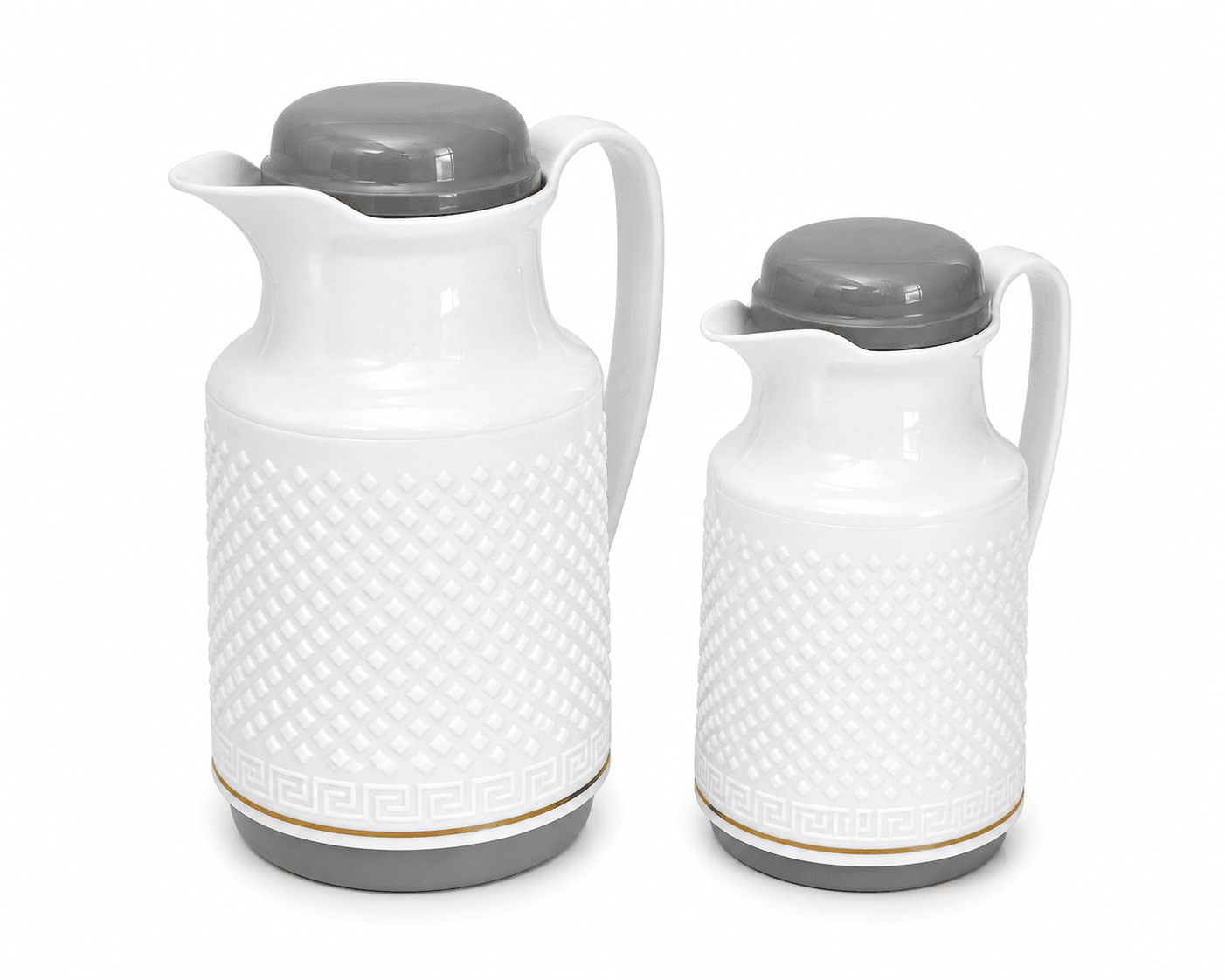 Set De 2 Bouteilles Isotherme Avec Poignées – Design Élégant 1l 0.5l - Image 1 of 2