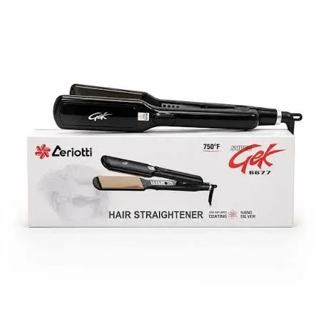 Lisseur Professionnel Ceriotti Super Gek 6677 Fer À Lisser Cheveux Plaques Larges - Image 1 of 4