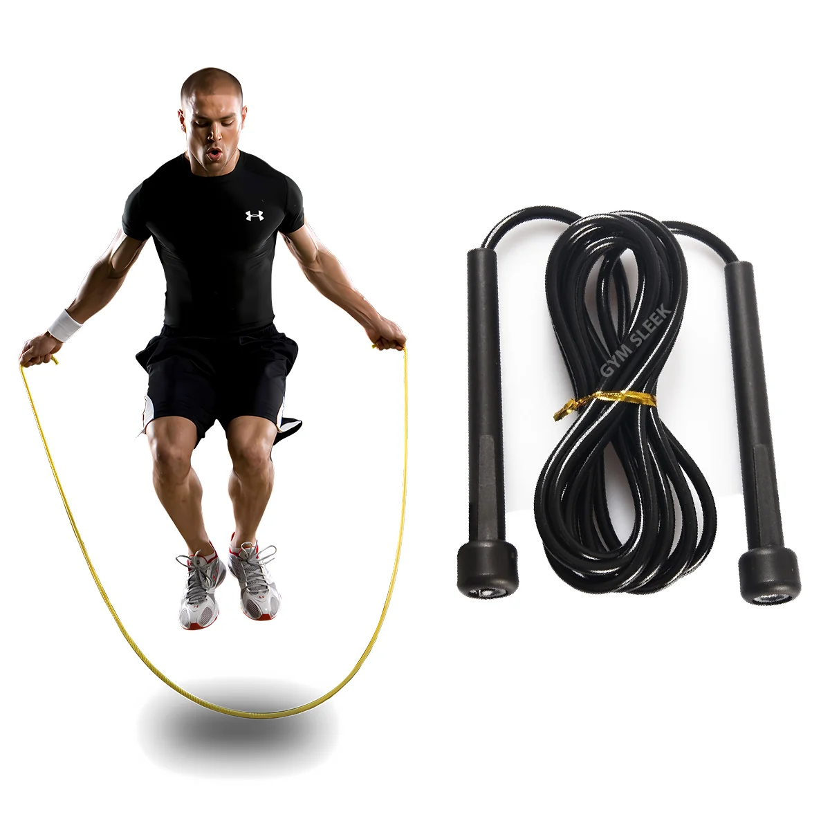Corde À Sauter Réglable Pour Fitness Boxe Crossfit Légère Et Durable Pour Entraînement Cardio Et Renforcement Musculaire - Image 1 of 5