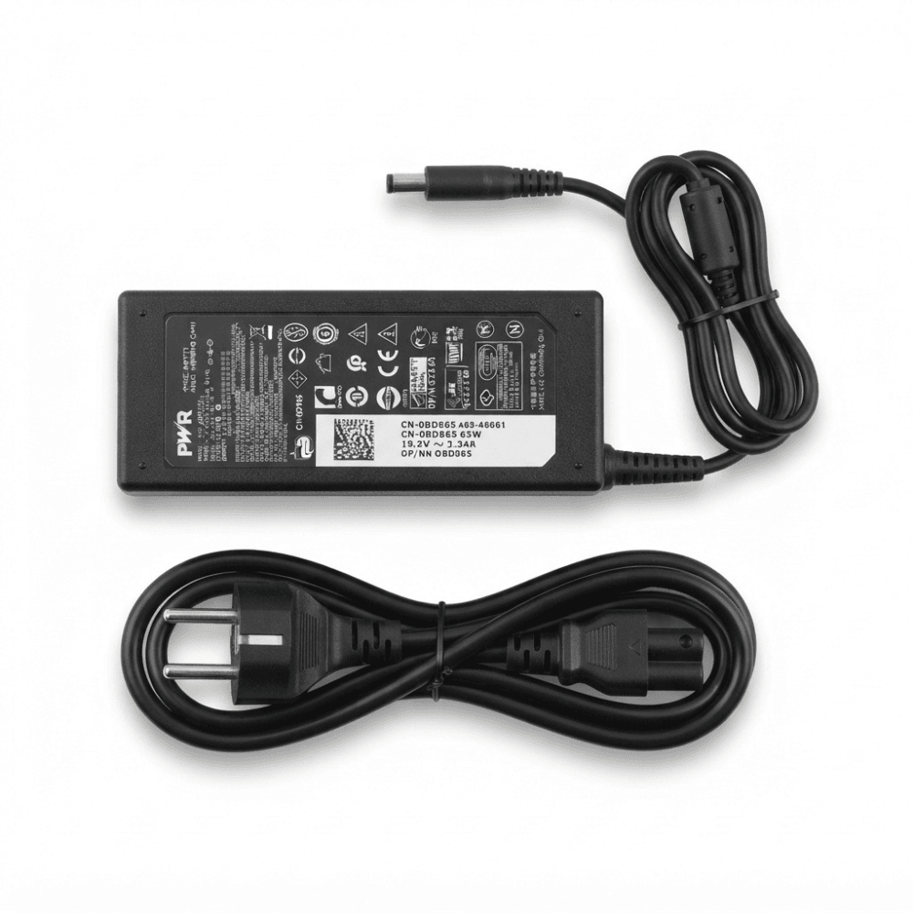 Chargeur Secteur Compatible Dell 65w – 19,5v 3,34a – Adaptateur Ac 100-240v + Câble D’alimentation - Image 1 of 4