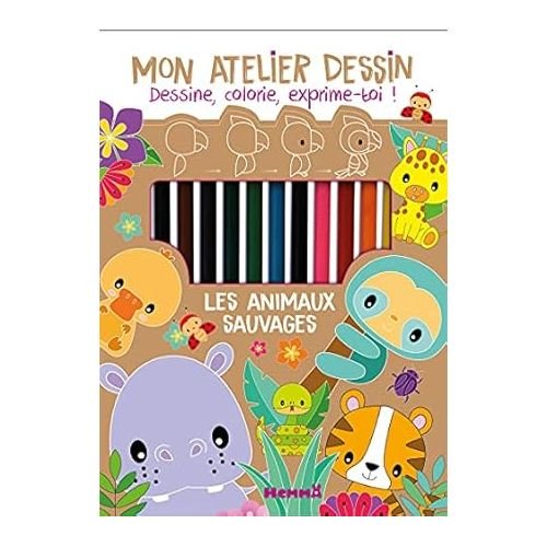 Les Animaux Sauvages - Mon Atelier Dessin - Image 1 of 1