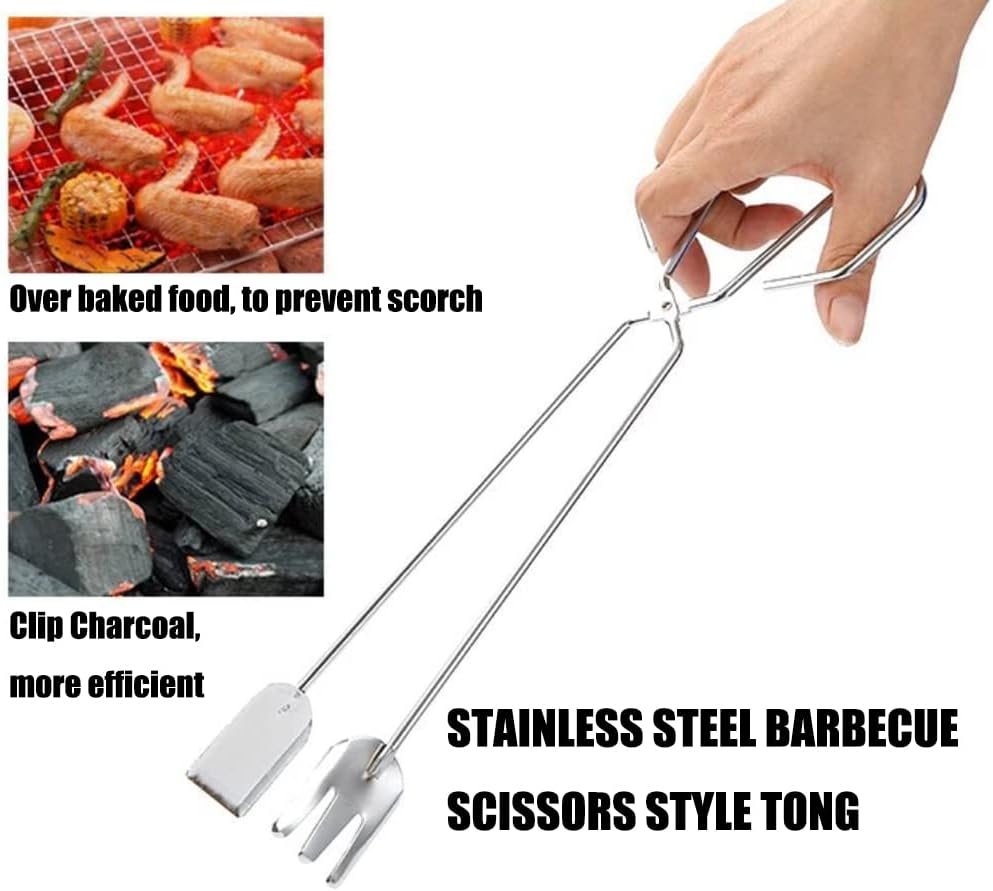 Ensemble De Pinces À Barbecue, Outils De Grillade En Acier - Image 1 of 4