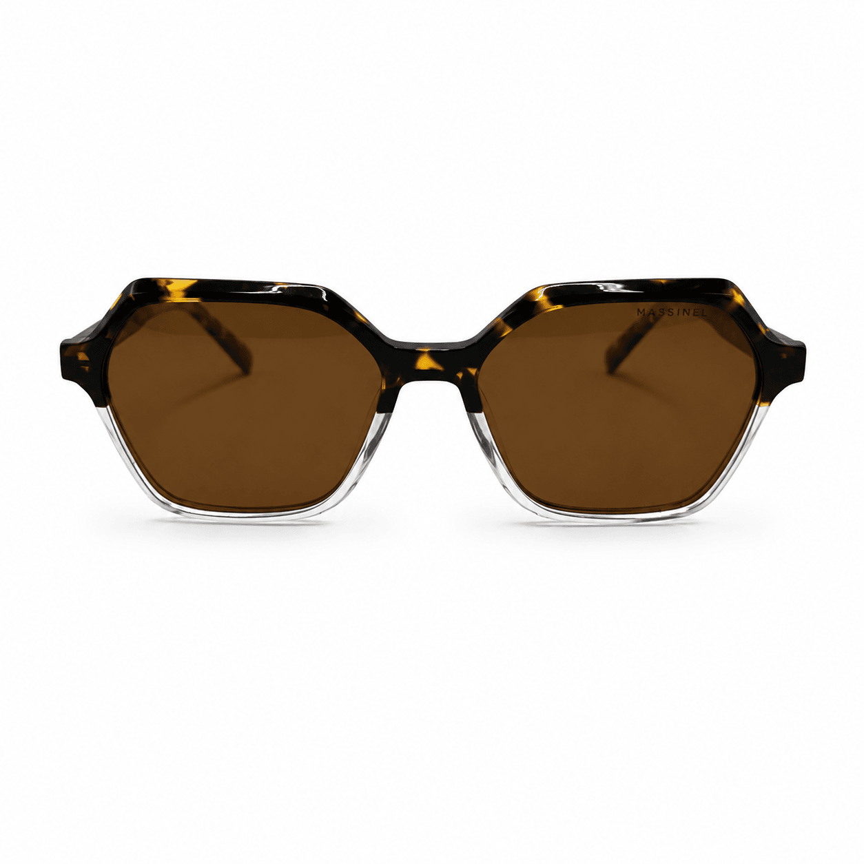 Lunettes De Soleil Hexagonales Écaille  - Image 1 of 4