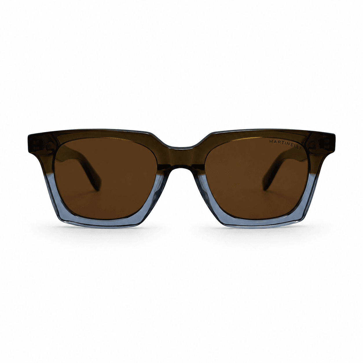 Lunettes De Soleil Bicolores - Style Carré Unisexe - Image 1 of 4