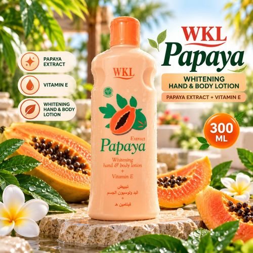 Papaye Lotion Corporelle Vitamine E 300ml Hydratante Nourrissante - Image 1 of 2