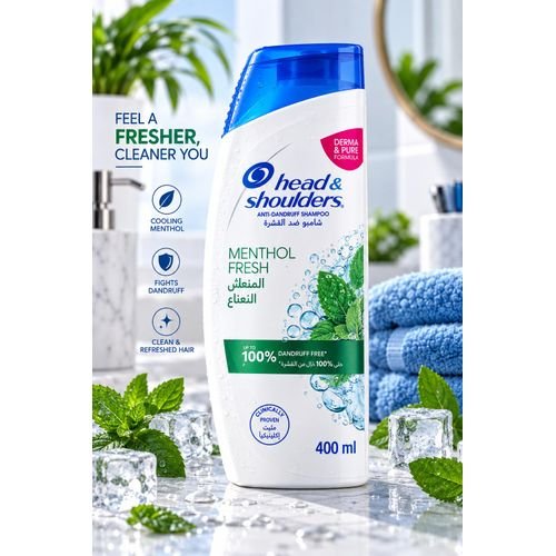 Menthol Fresh Shampoing Antipelliculaire Fraîcheur Mentholée - Image 1 of 3