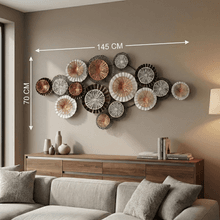 Décoration Murale En Métal Design Cercles thumbnail 2