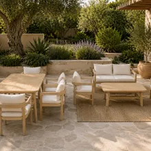 Palma Ensemble Table + 6 Chaises Pour L’extérieur thumbnail 4
