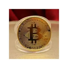 Bitcoin 1 Pièce De Monnaie Souvenir Créatif Cadeau Devise thumbnail 3