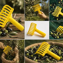Râteau 9 Dents Pour Récolte Olives Noisettes Plastique Foré thumbnail 4