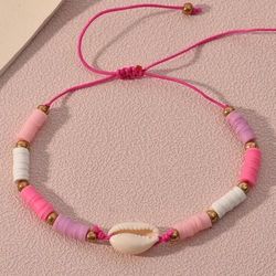Bracelet Degradé Pink & Wed3a Coquillage