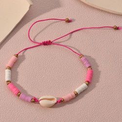 Bracelet Degradé Pink & Wed3a Coquillage
