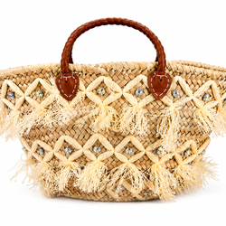 Sac De Plage Bohème En Paille Tressée – Style Élégant Et Tendance