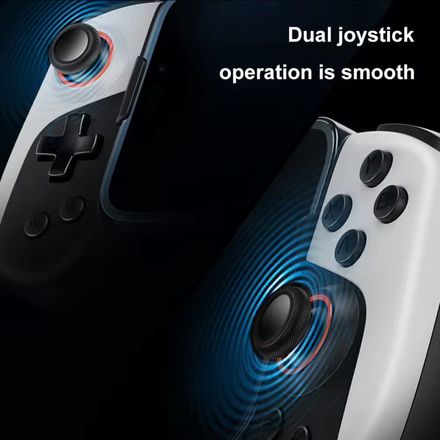 Manette de jeu télescopique 2 en 1, contrôleur de jeu mobile sans fil, manette de refroidissement pour touristes thumbnail 4