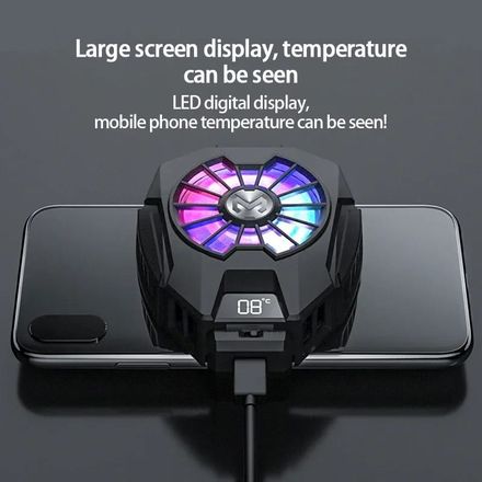 Refroidisseur de téléphone portable avec pince arrière thumbnail 3