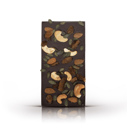 Tablette chocolat noir aux amandes grillée thumbnail 4