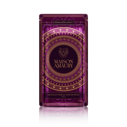 Tablette chocolat noir aux noisettes torréfiées thumbnail 2