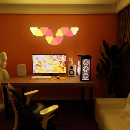Lampe Triangulaire Intelligente 24w Rgb 16m Couleurs. thumbnail 3