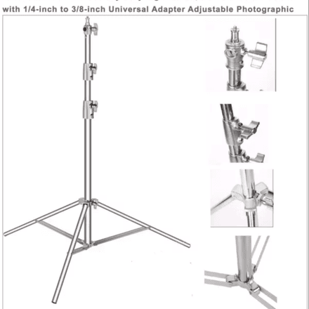 Stand Silver 2.8m Full Aluminium thumbnail 1