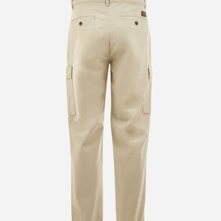 REGULAR FIT COTTON CARGO TROUSERS - ZETTO thumbnail 2