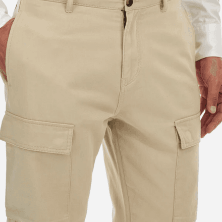 REGULAR FIT COTTON CARGO TROUSERS - ZETTO thumbnail 3