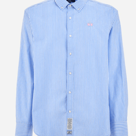 REGULAR FIT STRIPED SHIRT in COTTON - RODOLFO thumbnail 1