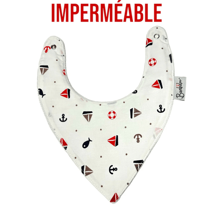 Bavoir Bandana Imperméable Petits Bateaux thumbnail 1