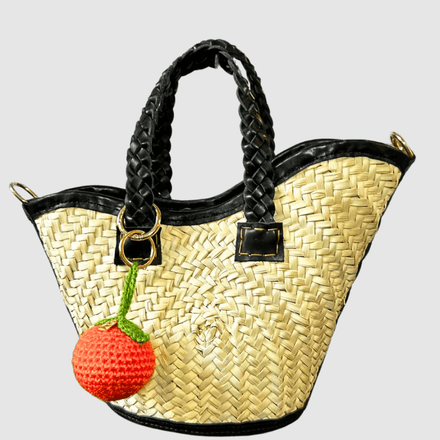 Porte-clés Orange en crochet – Bag Charm hand made in Marrakesh thumbnail 3